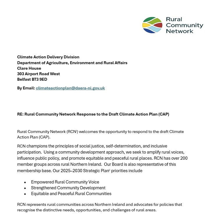 RCN Response to the Draft Climate Action Plan (CAP) - Rural Community ...
